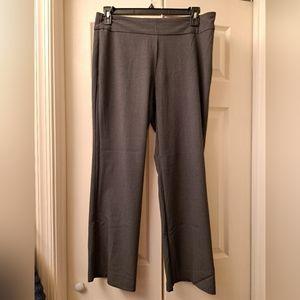 Roz & Ali Dark Gray Size 12 Dress Pants
